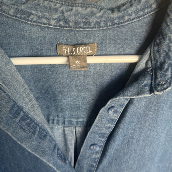 Falls Creek Denim Dress with Pockets - Picture 2 of 5